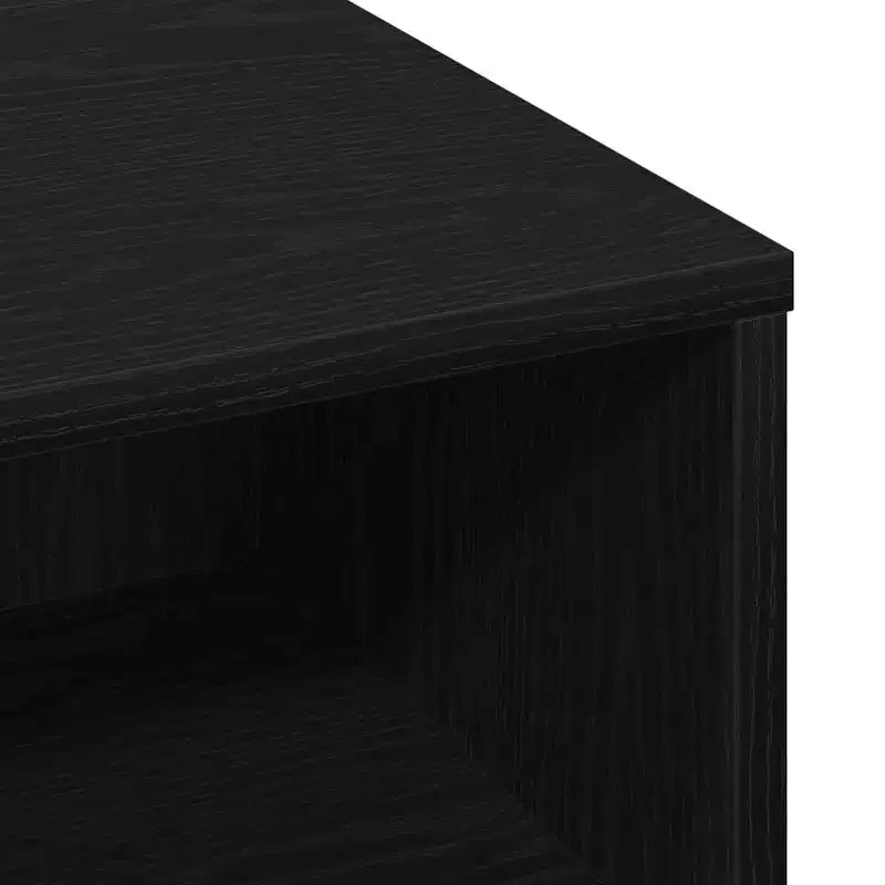 Clihome 23.6 Square Scandinavian Design Coffee Table,Storage Coffee Table with Open Shelf