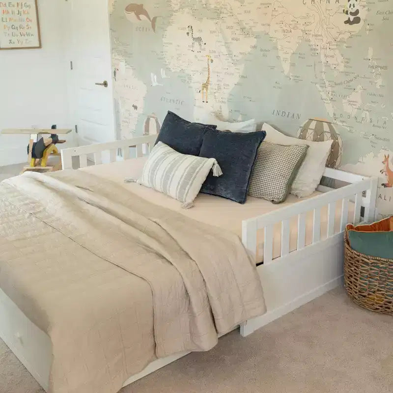 Elizabeth Twin to King Bed w/ Storage Drawers