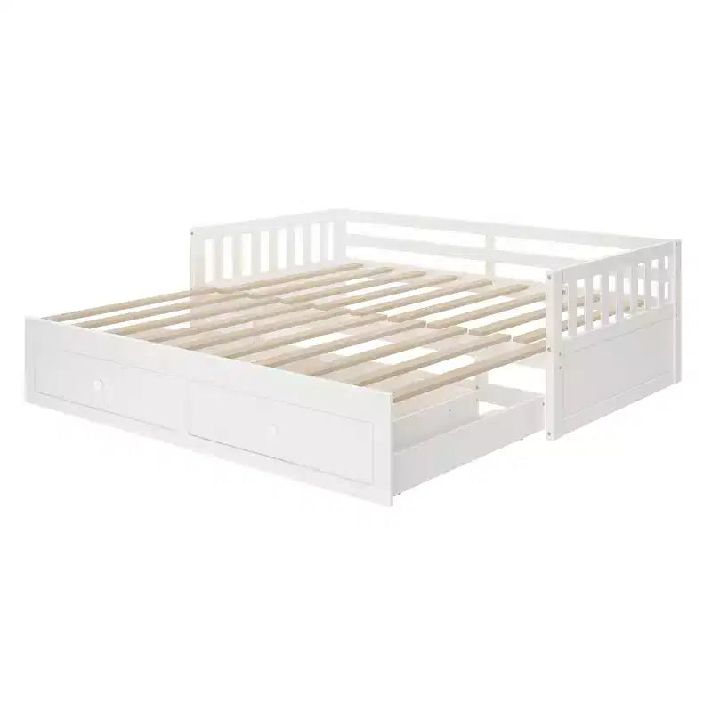 Elizabeth Twin to King Bed w/ Storage Drawers