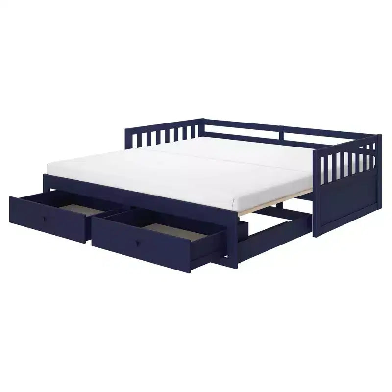 Elizabeth Twin to King Bed w/ Storage Drawers