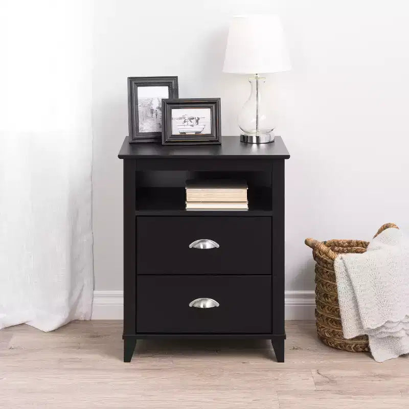 Yaletown 2 - Drawer Tall Nightstand - Prepac