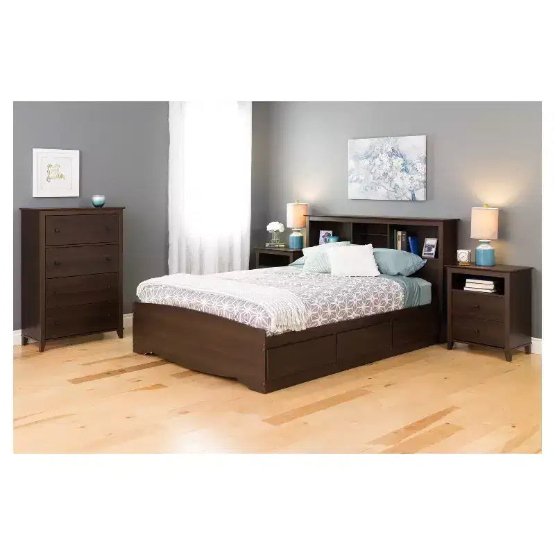 Yaletown 2 - Drawer Tall Nightstand - Prepac