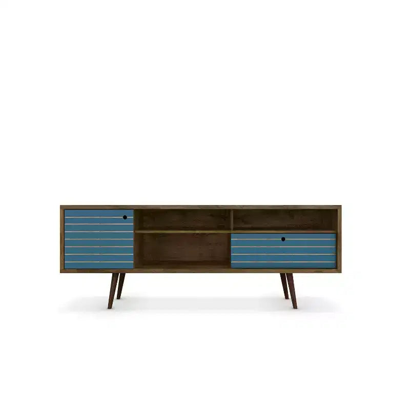 Liberty 3 Shelf and 1 Drawer TV Stand for TVs up to 65 - Manhattan Comfort