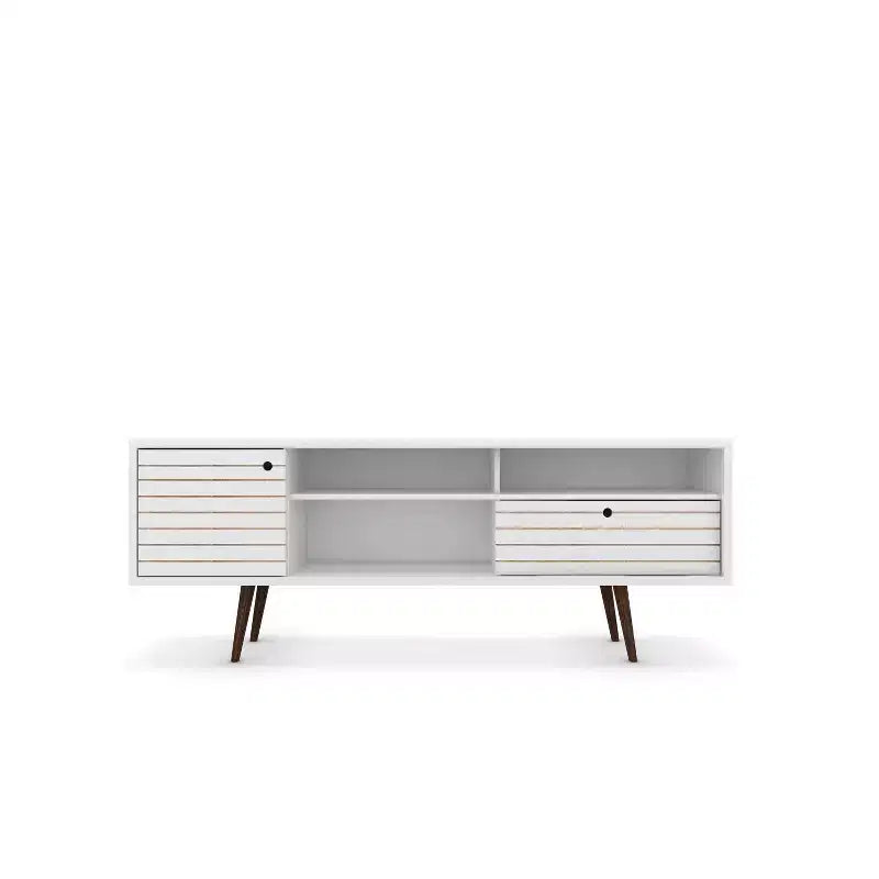 Liberty 3 Shelf and 1 Drawer TV Stand for TVs up to 65 - Manhattan Comfort