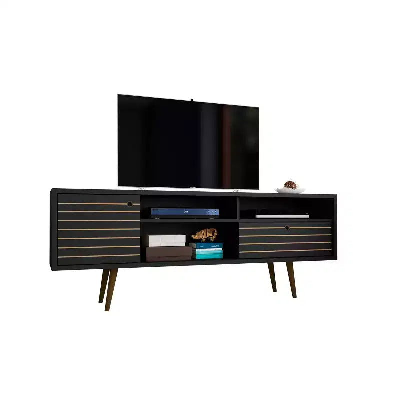 Liberty 3 Shelf and 1 Drawer TV Stand for TVs up to 65 - Manhattan Comfort