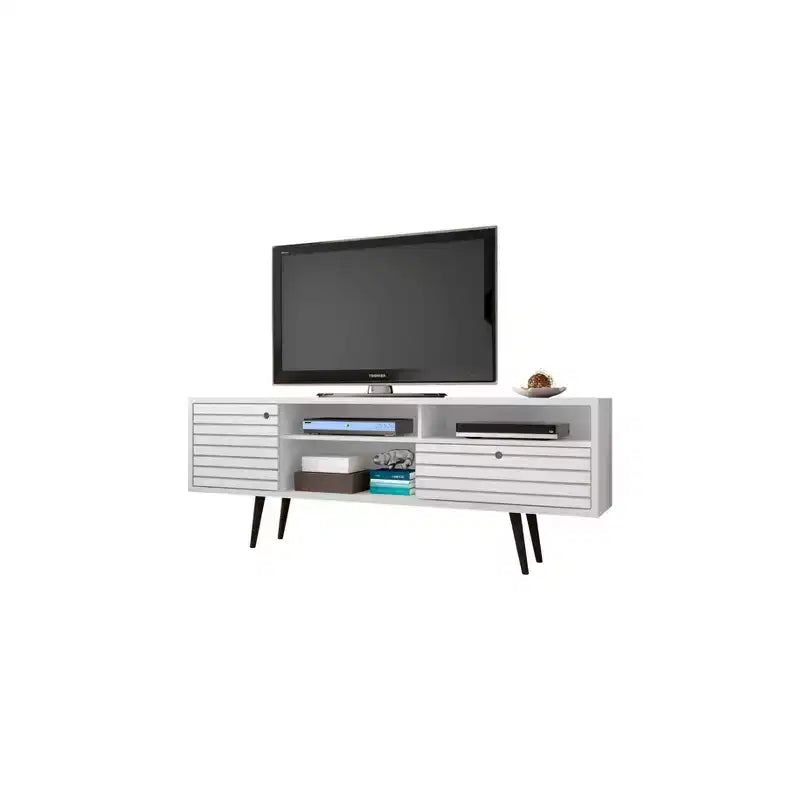 Liberty 3 Shelf and 1 Drawer TV Stand for TVs up to 65 - Manhattan Comfort