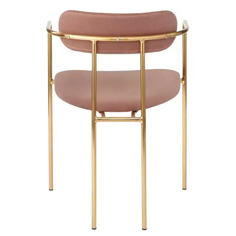 Buylateral Set of 2 Healey Retro Velvet Dining Armchairs