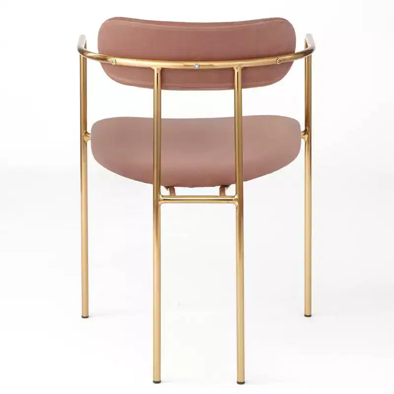 Buylateral Set of 2 Healey Retro Velvet Dining Armchairs