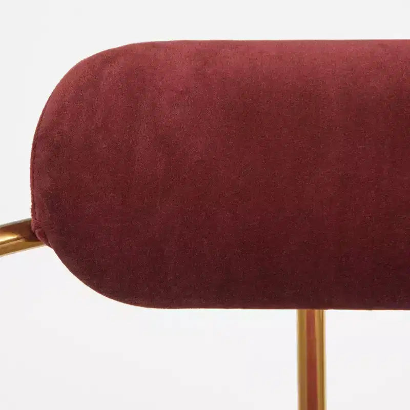 Buylateral Set of 2 Healey Retro Velvet Dining Armchairs