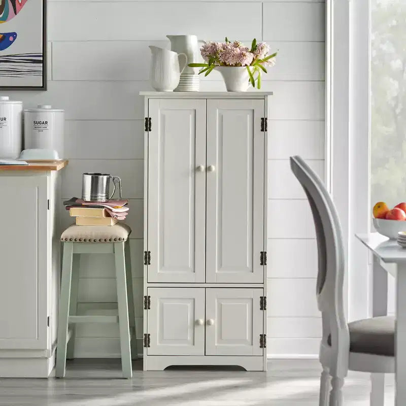 Buylateral Tall 4 Door Pantry Storage Cabinet