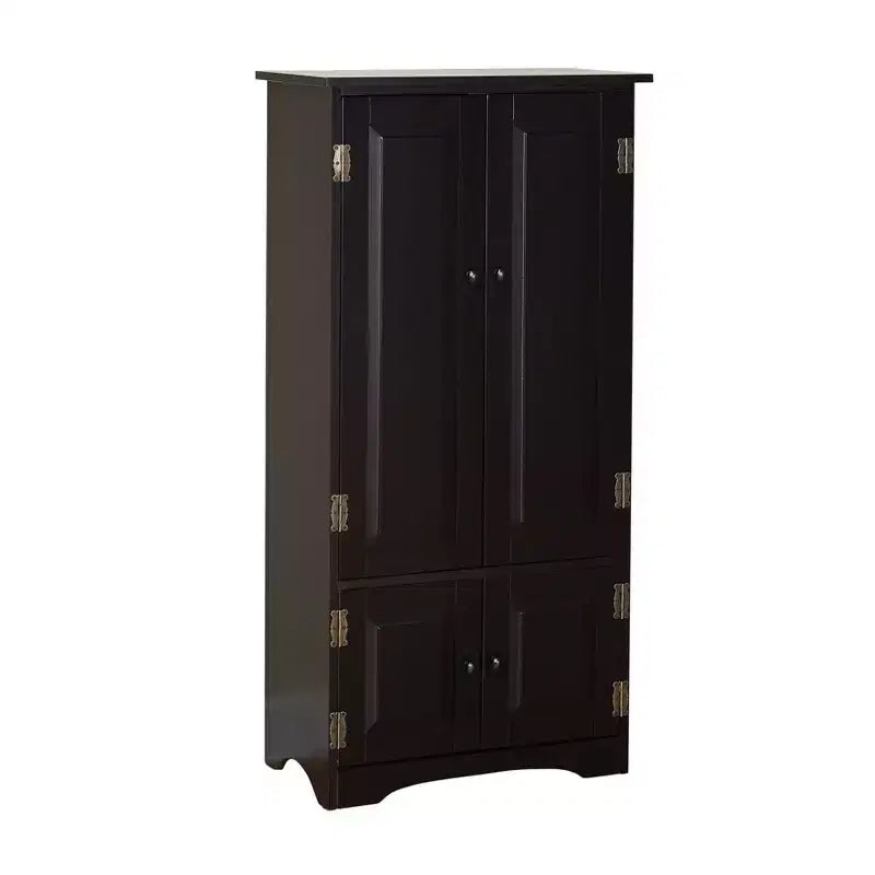 Buylateral Tall 4 Door Pantry Storage Cabinet