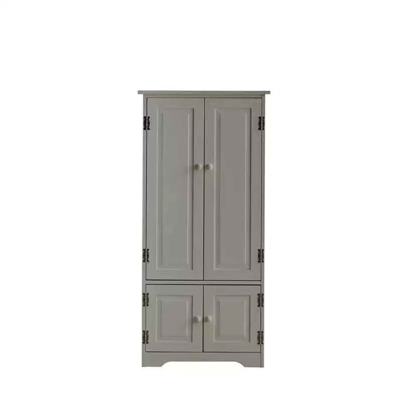 Buylateral Tall 4 Door Pantry Storage Cabinet