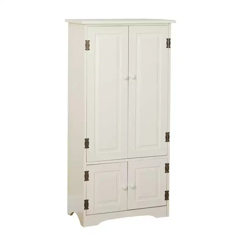 Buylateral Tall 4 Door Pantry Storage Cabinet